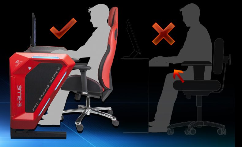 Ergonómia u herných stolov Ergonómia u herných stolov