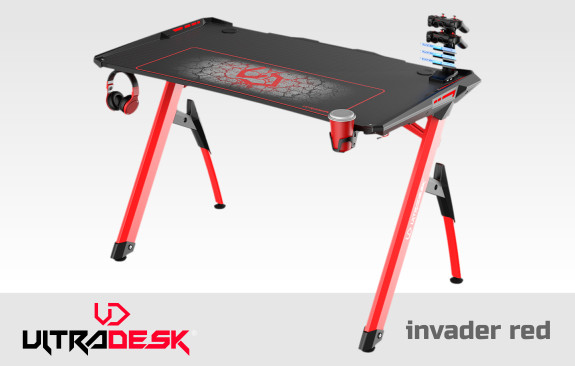 Herný stôl Ultradesk invader red